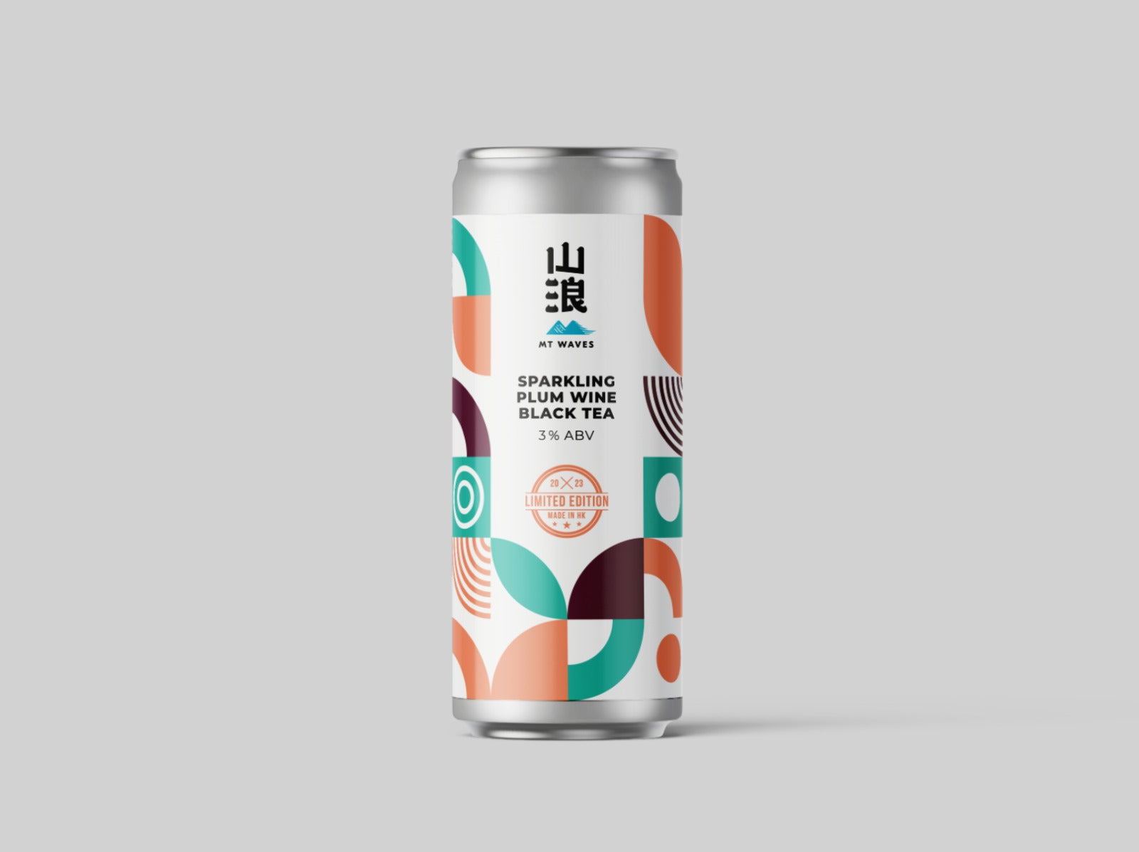 山浪 X 悅和醬園 微醺汽泡梅酒紅茶 Mt Waves X Yuet Wo Sparkling Plum Wine Black Tea  (3%）